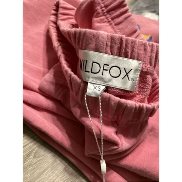 Wildfox Del Sol Knox Pants in Pink Bubble Gum. XS. Retails $98 - Picture 5 of 5